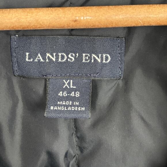 Lands End Mens Goose Down Puffer Vest Size XL Outdoors Packable Hiking Classic - Picture 3 of 6